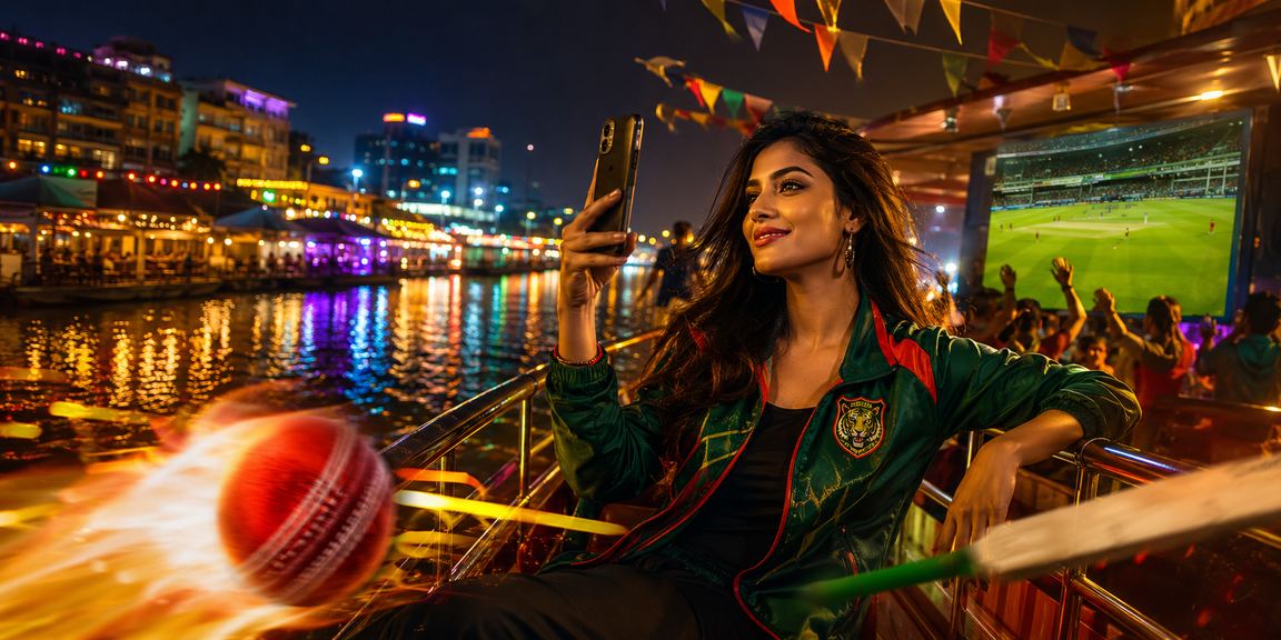 ঢাকায় পহেলা বৈশাখে b650m ক্রিকেট বেটিং উপভোগ করছেন একজন বাংলাদেশি তরুণ